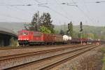 BR 155 bei Bielefeld in Rcihtung Dortmund! 15.04.2009