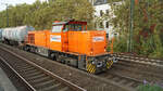 275-002 aufgenommen in Köln Süd   Am 18.10.2021 bei der Lok handelt es sich um eine Mak1206