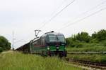 193 252 TXL (Siemens Vectron) als Gz fährt in Zscherben auf der Bahnstrecke Halle–Hann. Münden (KBS 590) Richtung Sangerhausen. [27.6.2017 - 12:36 Uhr]