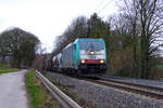 Die Cobra 2819 kommt die Gemmenicher-Rampe herunter nach Aachen-West mit einem Güterzug aus Kinkempois(B) nach Köln-Gremberg(D).