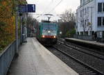 Die Cobra 2831 kommt durch Aachen-Schanz mit einem Güterzug aus Antwerpen-Noord(B) nach Wels(A) und kommt aus Richtung Aachen-West und fährt in Richtung