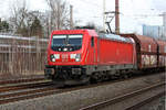 DB 187 125 auf der Hamm-Osterfeld Strecke in Datteln am 17.12.2019