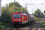 DBC 187 132 mit 294 848-7 in Recklinghausen-Süd 30.7.2020