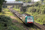 Lineas 186 235 auf der Hamm-Osterfelder Strecke in Recklinghausen 18.8.2020