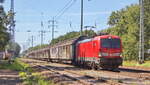 Diedersdorf am 04. September 2023 auf dem südlichen Berliner Ring fährt 193 390 mit einem Güterzug.
