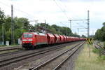 DB 152 125-1 mit einem Kalizug Richtung Braunschweig, am 04.08.2023 in Niederndodeleben.