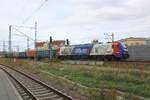 BELog 159 238  BELinda  mit Eamnos Wagen Richtung Gro�heringen, am 19.09.2026 in Halle (S) Hbf.