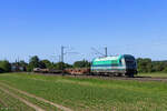 223 156-1 (Enercon) mit einem G�terzug in Elze, 28. Mai 2026