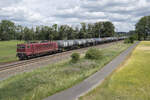 Am 07.06.2026 konnte 155 137 mit einem Leerzug aus Rostock, nach Ingolstadt bei Trebbin abgelichtet werden. Gegenw�rtig ist die Baureihe 155 im Besitz der 1435-Rail (EVU)