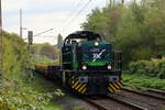 AIX 276 015-5 kommt mit Flachwagen durch Gelsenkirchen-Bismarck gefahren 26.9.2026