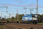 WLC 187 321-5 kommt mit einem leeren Containerzug am Fotopunkt in Dedensen-G�mmer vorbei 22.10.2026