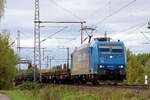 ATLU 185 516-2 in Diensten von VPS durchf�hrt mit einem leeren Coilszug den Fotopunkt in Dedensen-G�mmer 22.10.2026