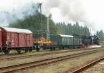 Gterzug zum Abschlu der Lokparade bei leider sehr schlechten Wetter im Herbst 2007 in Berlin-Schneweide