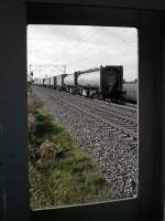 Nachschuss auf einen Gterzug bei Offenburg.07.10.08