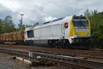 Am 5.9.2019 fand im Bahnhof Arnsberg Holzverladung mit der Maxima 30 CC (92801263005-1D-VTLT) statt.