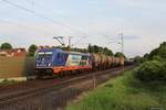 187 318-1 Raildox mit Kesselwagen bei Vogelbeck am 31.05.2019