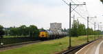 2284 603-2 Lok 24 von der RRF kommt mit einem Kesselzug aus Sittard(NL) nach Geleen-Lutterade(NL) und fährt in Geleen-Lutterade(NL) ein.