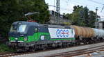 ecco-rail GmbH mit der ELL Vectron  193 225  [NVR-Nummer: 91 80 6193 225-0 D-ELOC] und Kesselwagenzug am 06.08.19 Bahnhof Hamburg-Harburg.