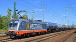 Hector Rail mit  242.532  [Name: Lightyear] [NVR-Nummer: 91 80 6182 532-2 D-HCTOR] an Stelle einer sonst üblichen 151ér mit Kesselwagenzug von Stendell Richtung Coswig (b.