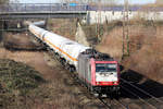 BRLL 185 599-8 auf der Hamm-Osterfelder Strecke in Recklinghausen 20.2.2021