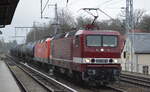 DeltaRail GmbH, Frankfurt (Oder) mit der Doppeltraktion  243 145-0  [NVR-Nummer: 91 80 6143 145-1 D-DELTA] + Mietlok   243 837-2  (NVR-Nummer   91 80 6143 837-3 D-DB ) mit Kesselwagenzug (für