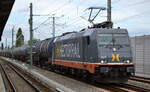 Hector Rail (Germany) GmbH, Bochum [D] mit  241.013  Name:  Amidala  [NVR-Nummer: 91 80 6185 564-2 D-HRDE] und einem Kesselwagenzug (Dieselkraftstoff) am 14.09.22 Berlin Karow.