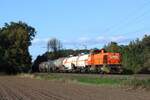 275 004-0 (Chemion) mit einem Kesselzug in Ratingen Lintorf, 11.