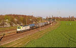 Kesselzug mit 6193 781-2 (Siemens Vectron) unterwegs in Schkeuditz West Richtung Halle (Saale).

🧰 Captrain Deutschland GmbH, eingesetzt bei der ITL Eisenbahngesellschaft mbH (ITL)
🕓 4.4.2025 | 17:36 Uhr