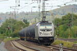 RHC 187 076-5 durchf�hrt mit einem Kesselwagenzug Eichenberg 20.8.2026