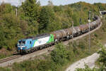Railtrans International (RTI) 193 989 mit Kesselwagen auf der Nordtangente des Rangierbahnhofs M�nchen Nord, 26.08.2026