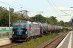 DPB 1293 904 kommt mit einem Kesselwagen Zug durch Herten-Westerholt gefahren 7.9.2026