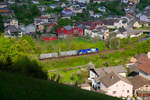 Von Treuchtlingen her n�herte sich 1116 276 �BB  Der europ�ische Gr�ne Deal  mit einem Kesselzug bei Solnhofen, 09.05.2022