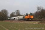 275 103-0 (Northrail) mit einem Silozug in Ratingen Lintorf, 7.