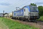 BOXXPRESS 193 539 kommt mit einem KLV bei Weinheim vor mein Objektiv am Sonntag den 27.6.2021 gen süden fahrend.