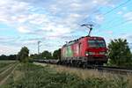193 300  Das ist grün.  mit dem KT 43515 (Köln Eifeltor - Novara Boschetto) am Abend des 02.07.2020 südlich von Buggingen.