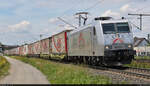 KLV-Zug (Mars Logistics/Miran Lojistik) mit 185 531-1  Renate  unterwegs in Tamm Richtung Kornwestheim.
