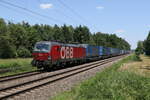 1293 009 mit dem  WALTER-KLV  aus München kommend am 14. Juni 2023 bei Brannenburg im Inntal.