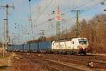 193 967-8 Siemens Vectron mit Containerzug in Köln Gremberg, Februar 2025.