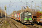 ELL 193 763 in Diensten von Frachtbahn in Recklinghausen-Süd 4.12.2025