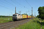 Am 25.05.26 f�hrte 383 215 von Budamar einen Containerzug durch Wittenberg-Labetz Richtung Dessau.