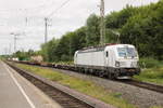 ELL 7193 892 mit einem KLV Richtung S�den, am 09.07.2026 beim Betriebshalt in Eichenberg.