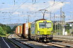ATLU 193 587 in Diensten von WLC durchf�hrt mit einem Containerzug Eichenberg 20.8.2026