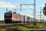DELTA 243 179-9 durchf�hrt mit einem Containerzug den bekannten Spotterpunkt in Dedensen-G�mmer 22.10.2026