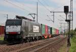 189 092 / ES 64 F4-992 i.E. f�r HUSA in Porz Wahn am 17.04.2012