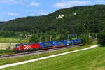 Der ÖBB Vectron 1293.009 bespannte am 03.