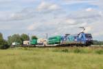 Am 13.Juni 2013 war TFG Albatros 152 137 mit einem Lanutti-Ganzzug s�dlich von Elze(Han) auf der NSS auf dem Weg Richtung S�den.