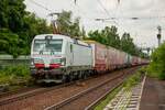 193 596 mit KLV in Königswinter, Juli 2021.