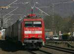 152 047 mit einem KLV am 19.03.2022 bei Braubach