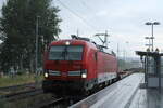 DB 193 330 mit einem KLV Richtung Nürnberg, am 16.06.2023 in Jena-Göschwitz.