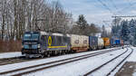 91 80 6193 875 mit KLV-Zug am 04.01.2025 in Aßling.